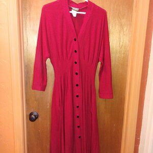Women's Vintage Wool Dress